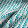 'seaside' cotton/wool blend novelty woven - blue/white/gold
