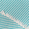 'seaside' cotton/wool blend novelty woven - blue/white/gold