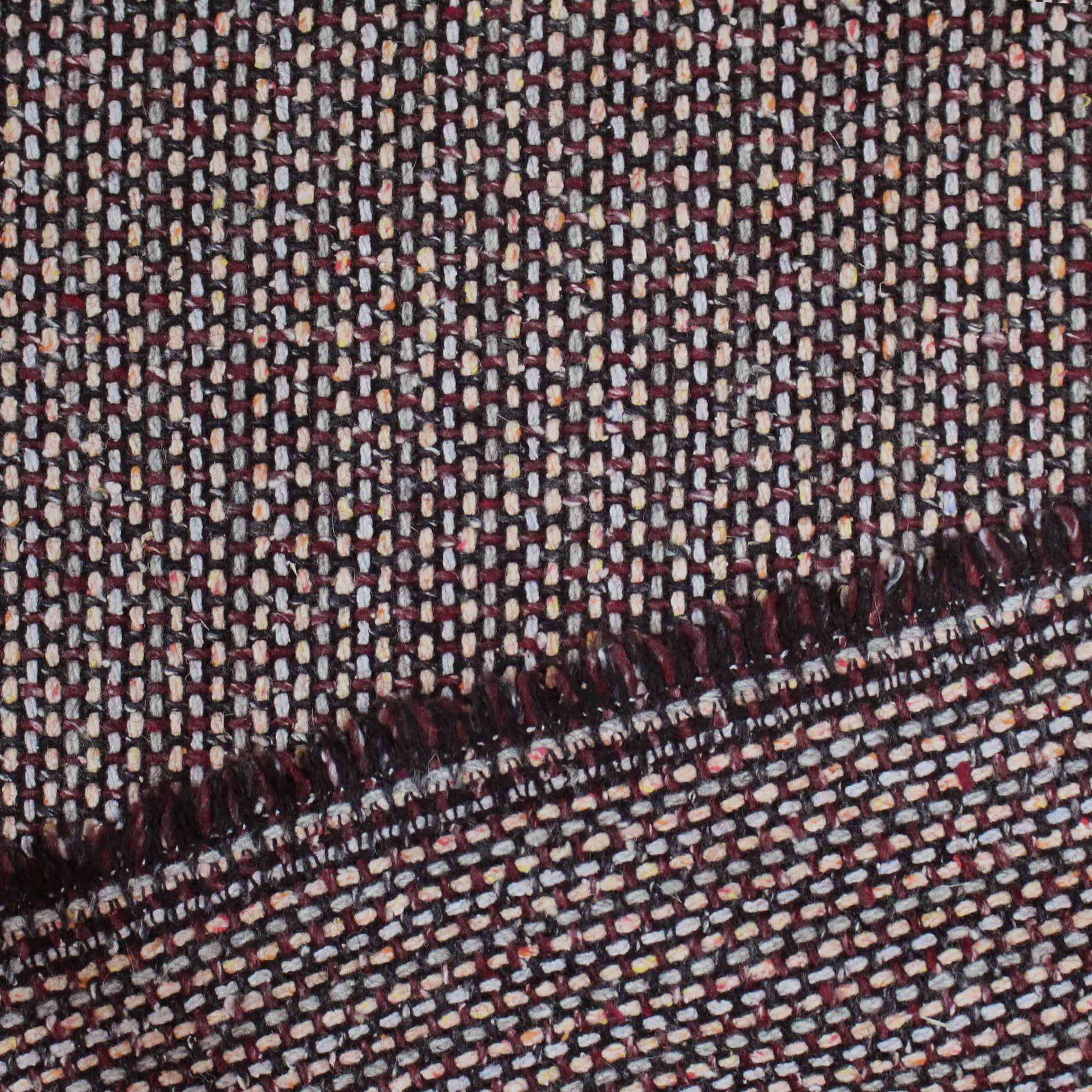 Italian 'auburn' wool/cotton woven suiting