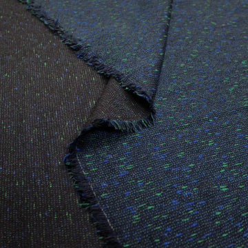 Italian novelty slub wool/cotton suiting