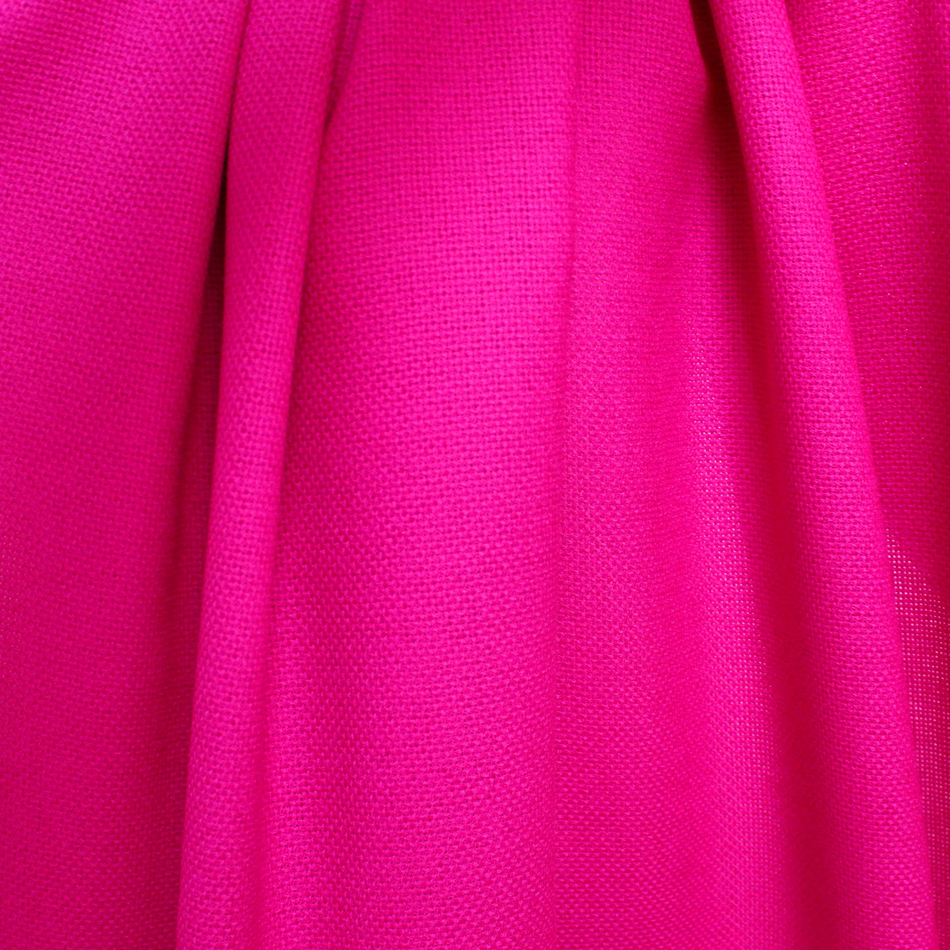 French wool basketweave suiting - fuchsia