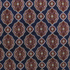 'bronze medallion' drapey viscose knit - navy
