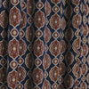 'bronze medallion' drapey viscose knit - navy