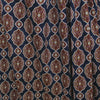 'bronze medallion' drapey viscose knit - navy
