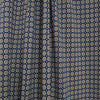 'mini medallion' stretch cotton pique - ocean/taupe