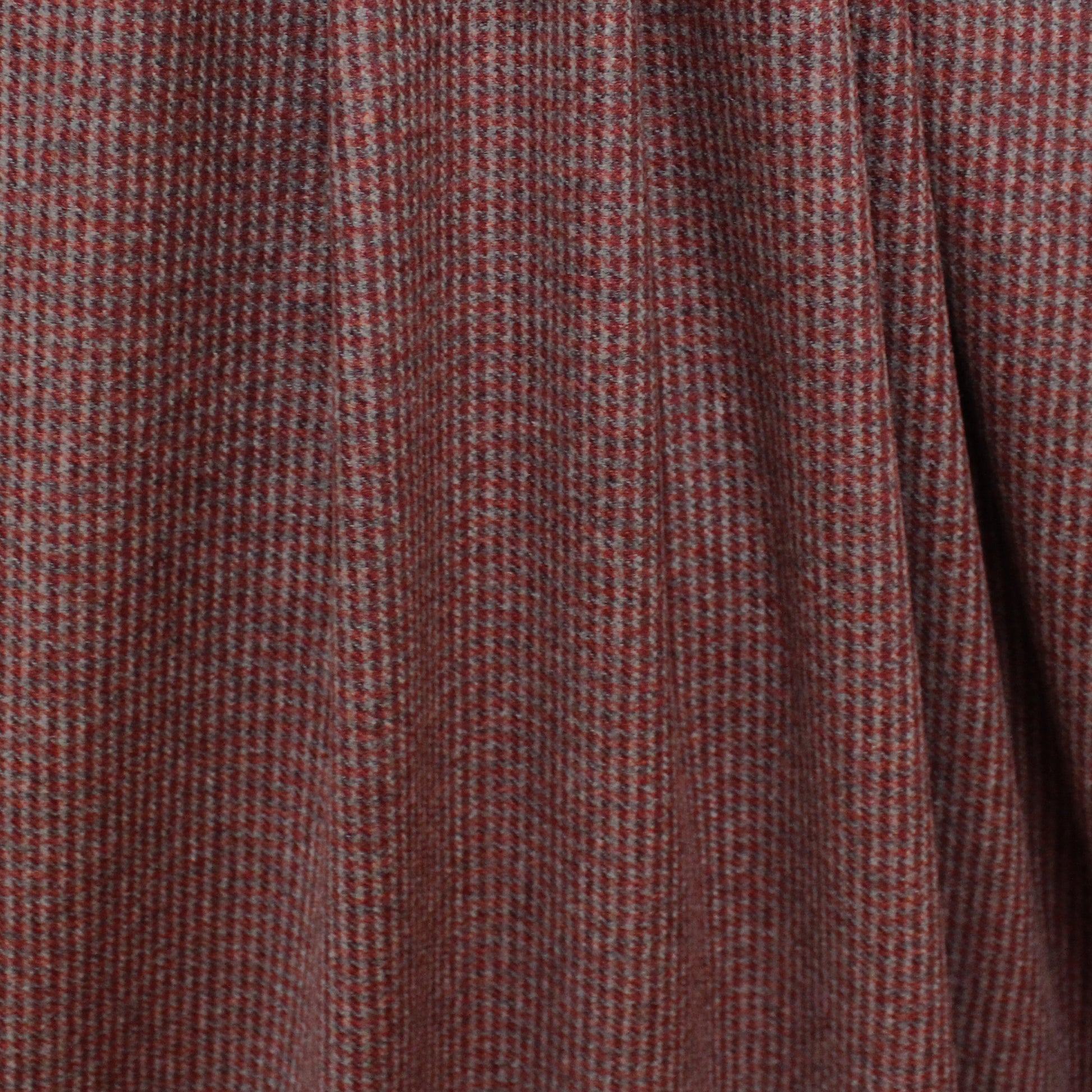 Italian 'mini-check' brushed wool blend suiting