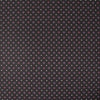 Italian 'pin dot' deluxe cotton shirting - licorice