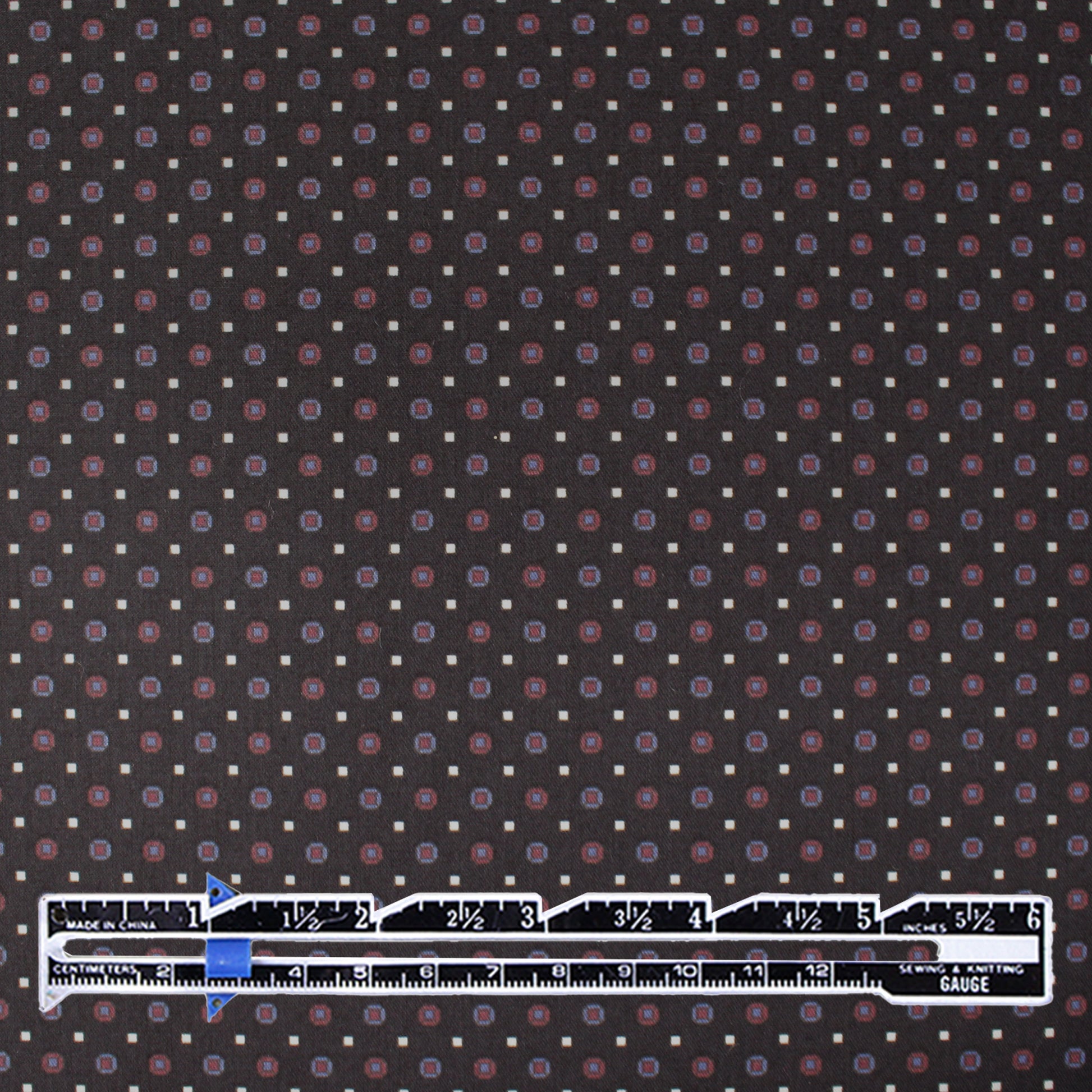 Italian 'pin dot' deluxe cotton shirting - licorice