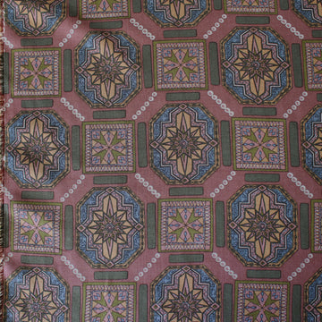 Italian 'craftsman belle' viscose challis woven