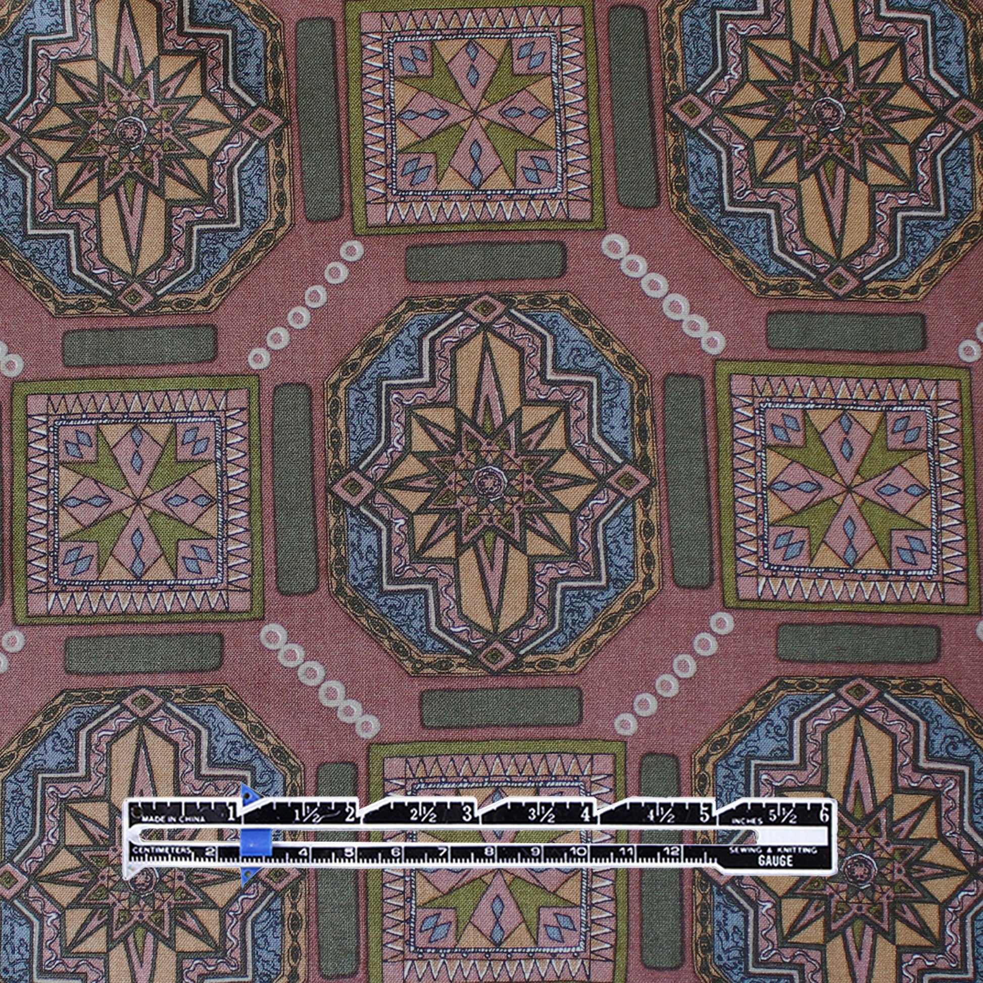 Italian 'craftsman belle' viscose challis woven