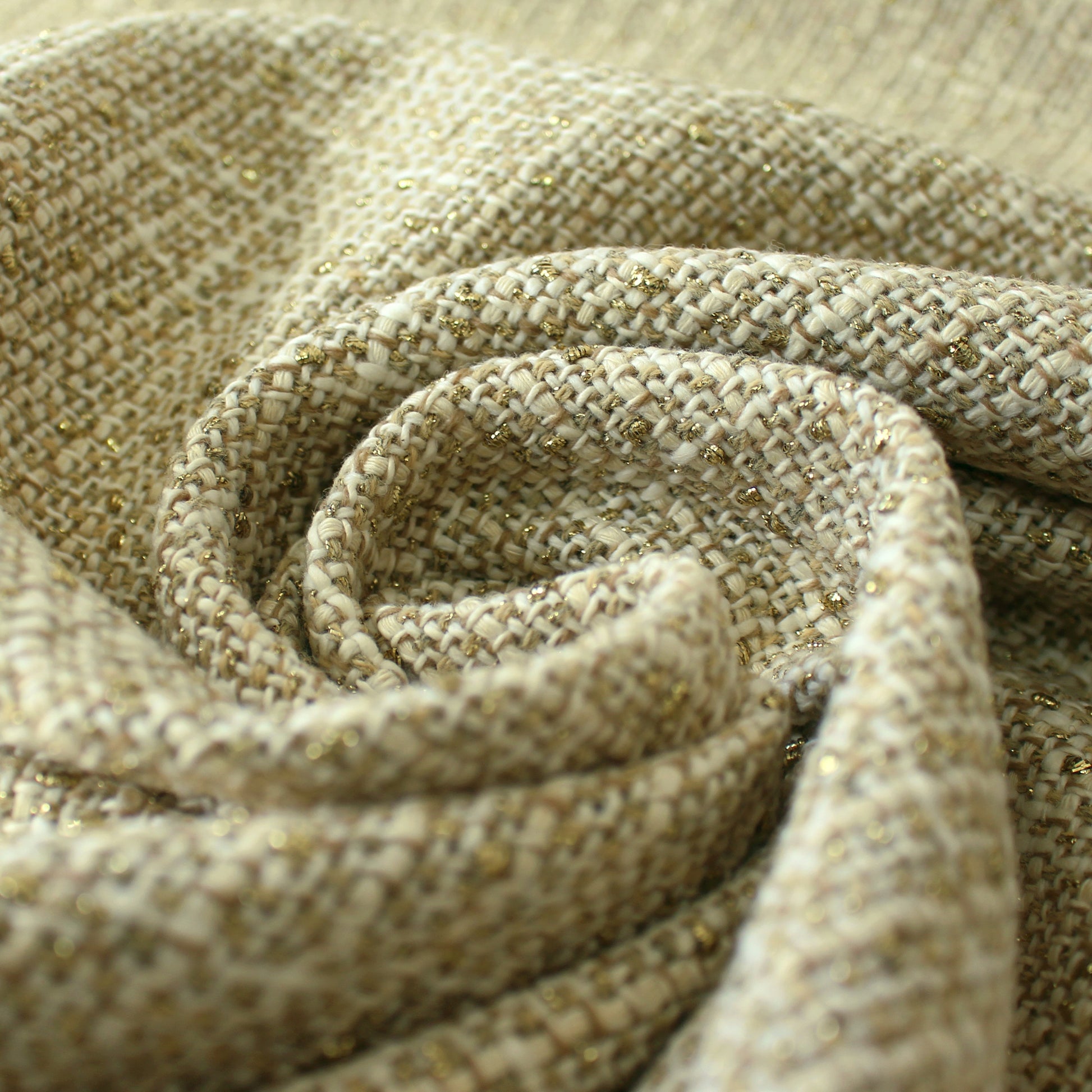 Gucc! cotton/linen woven suiting - gold/sand