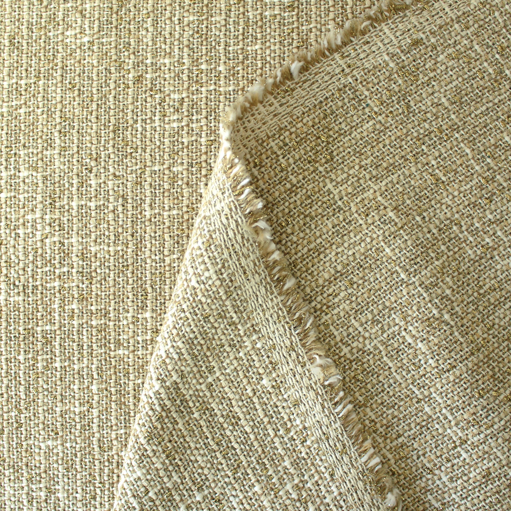 Gucc! cotton/linen woven suiting - gold/sand