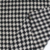 Italian viscose/cotton novelty weave suiting - black/pearl