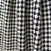 Italian viscose/cotton novelty weave suiting - black/pearl