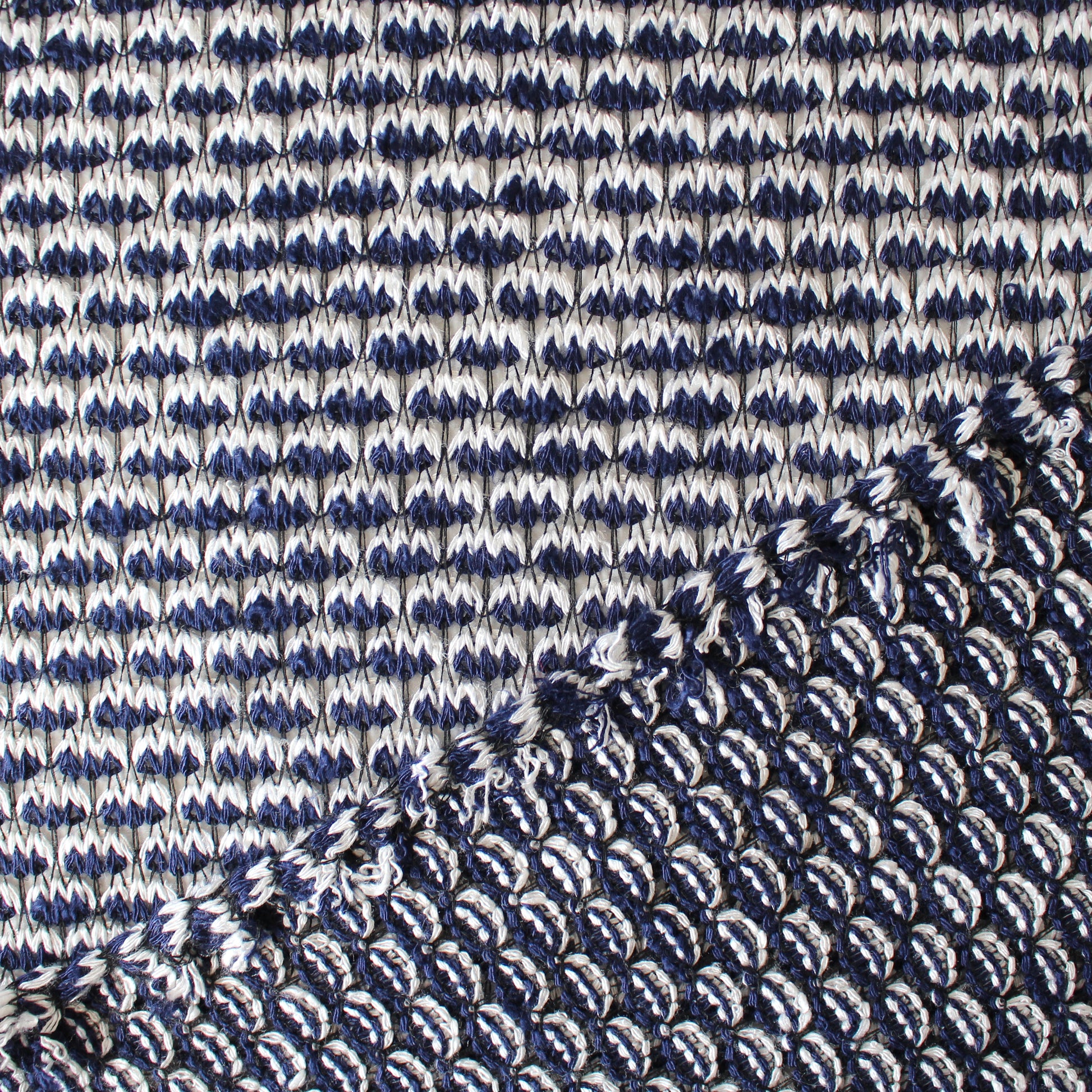 'scallop stitch' cotton/rayon blend drapey sweater knit