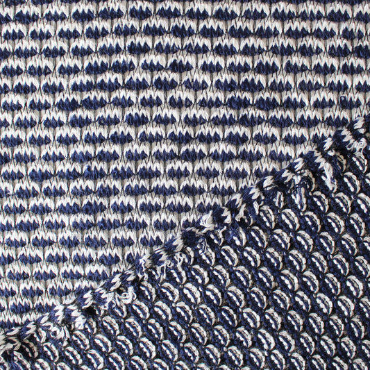 'scallop stitch' cotton/rayon blend drapey sweater knit