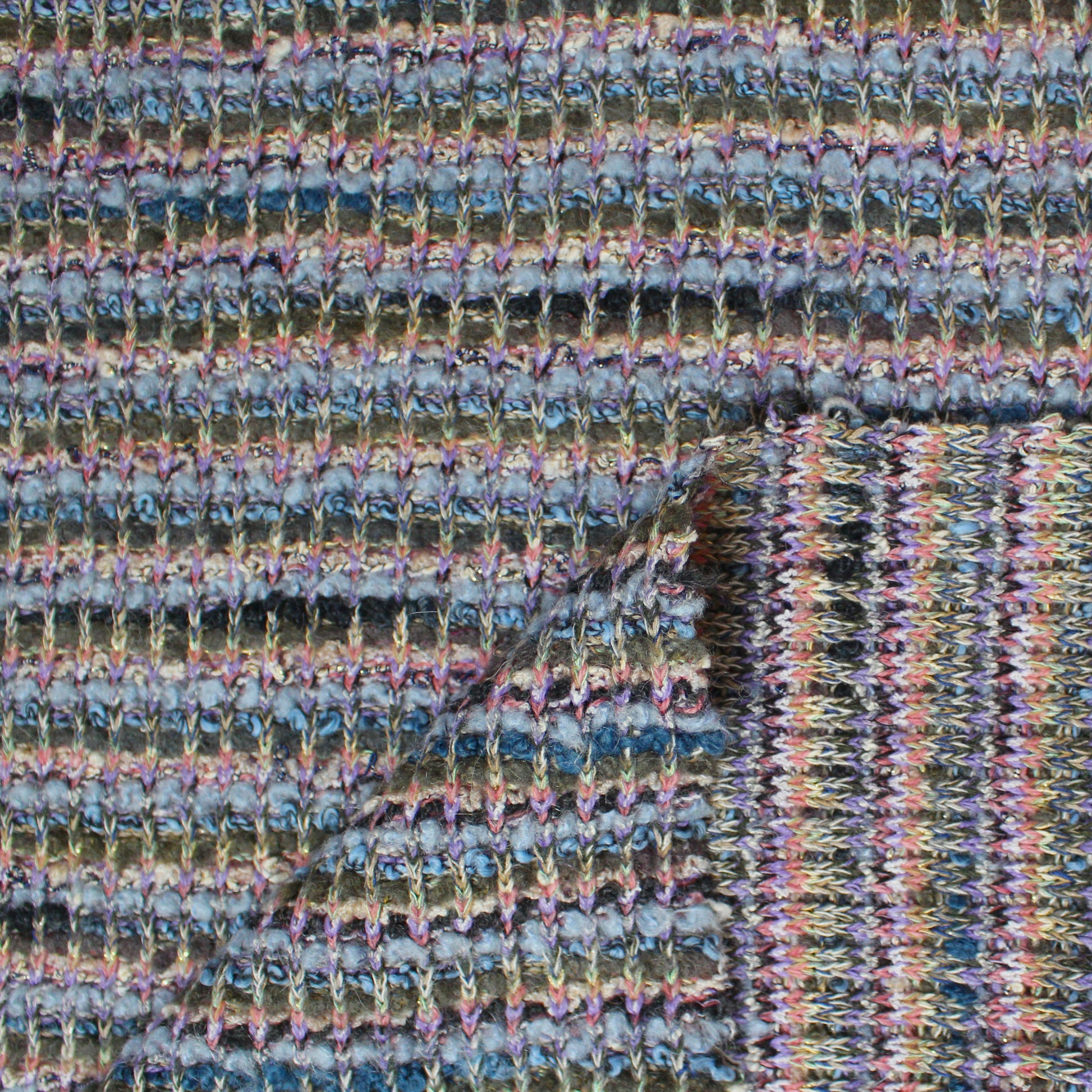 'pastel dream' chunky novelty sweater knit - lavender/peri