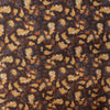 Italian 'cubist earth' silk charmeuse - chestnut