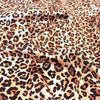 Italian leopard print 100% silk charmeuse