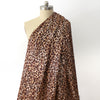Italian leopard print 100% silk charmeuse