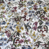 Italian 'champagne flora' silk charmeuse