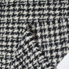 European 'downy houndstooth' virgin wool/cotton boucle