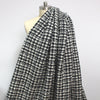 European 'downy houndstooth' virgin wool/cotton boucle