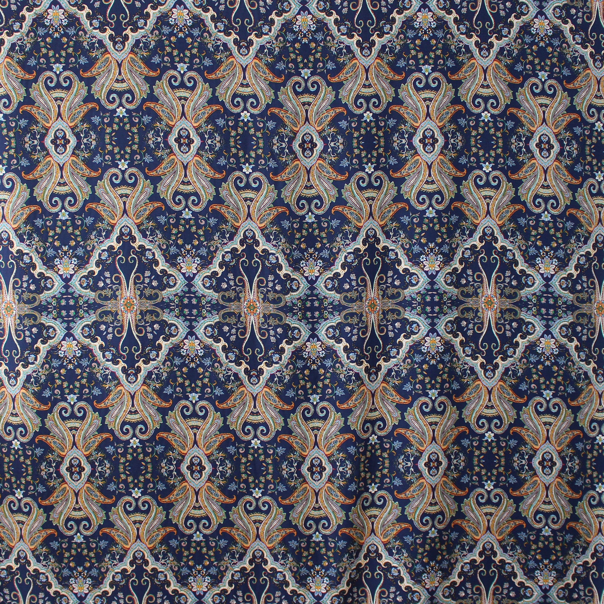 Italian 'indigo paisley