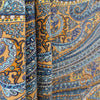 Italian 'paisley path' viscose crepe woven