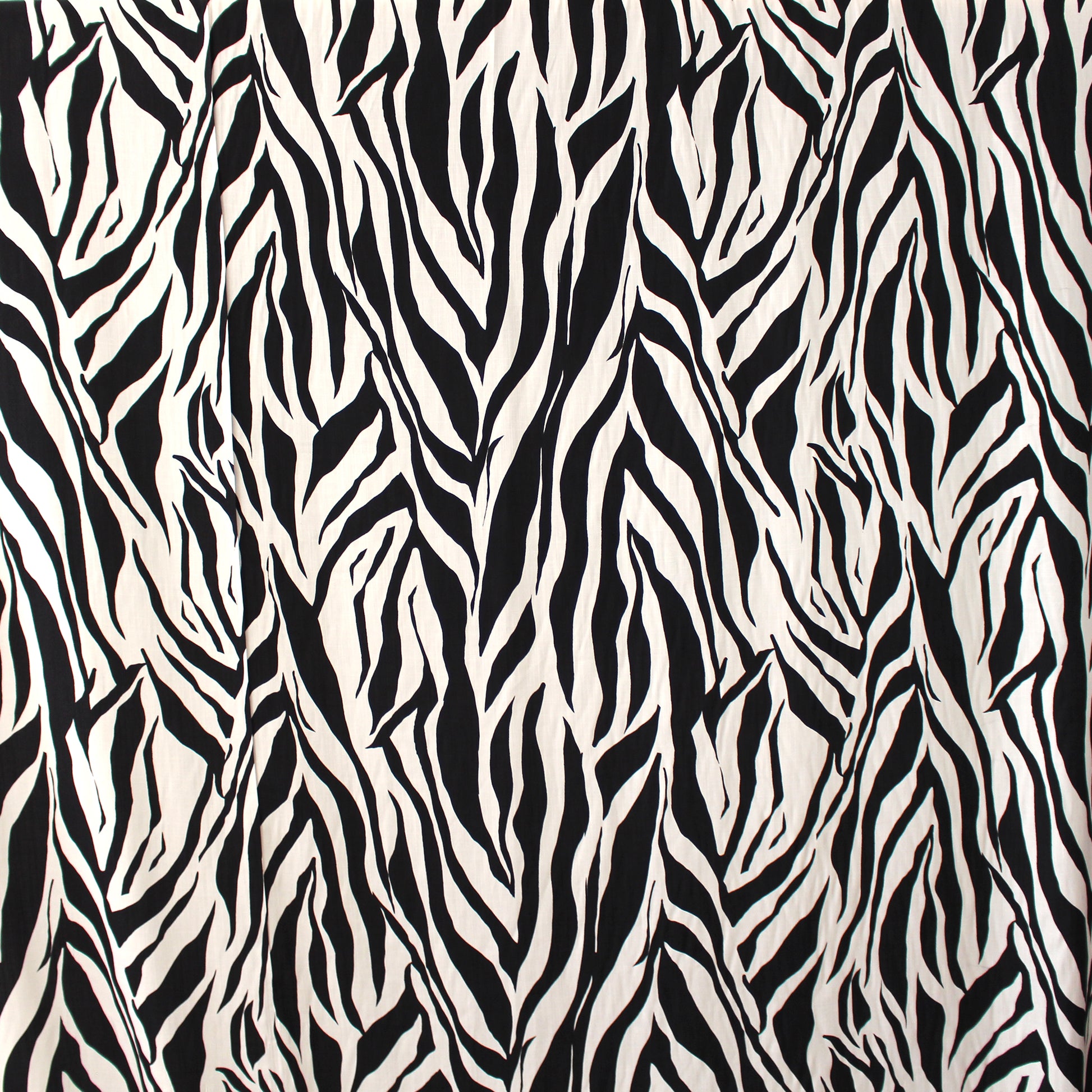 'zephyr' linen-look rayon woven - black