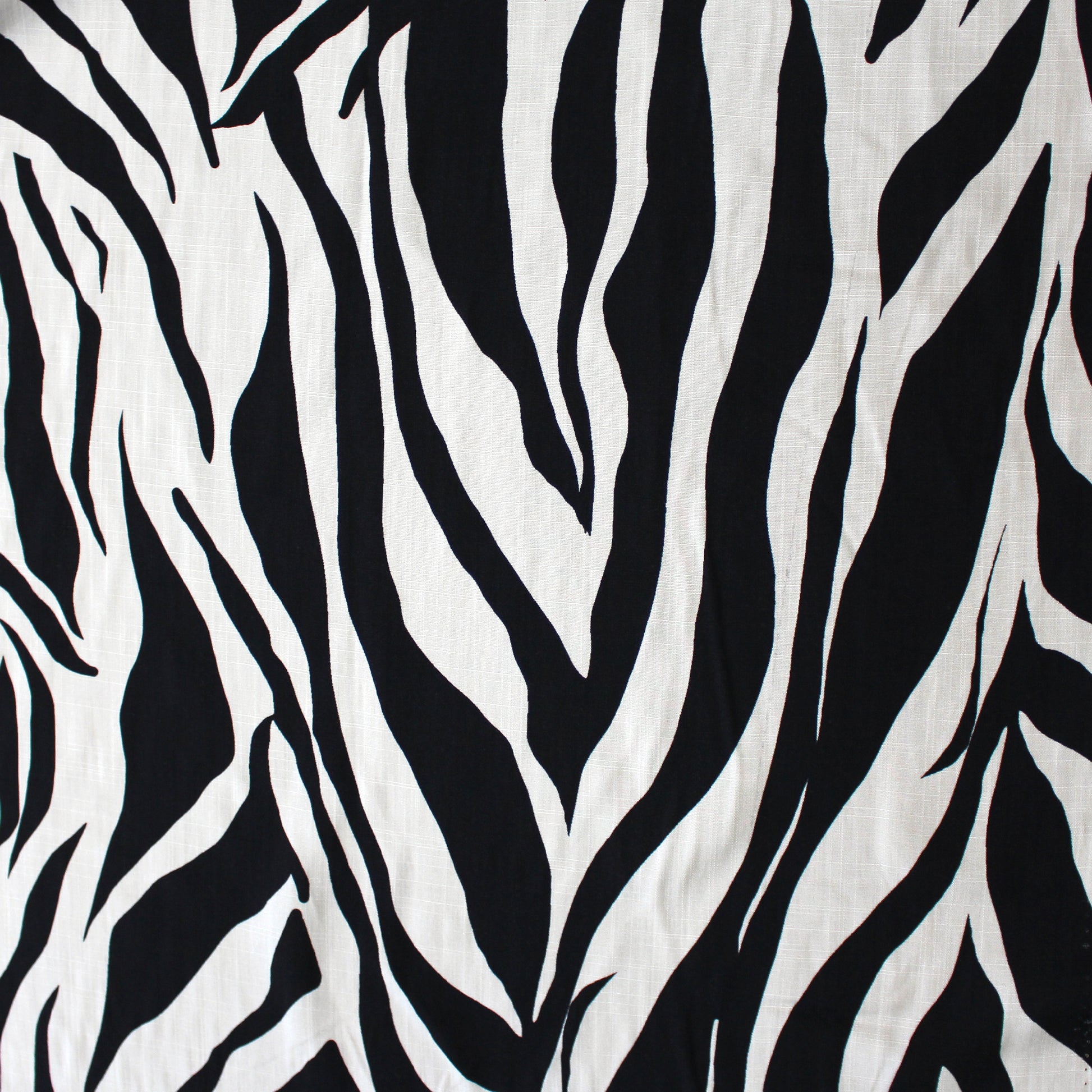 'zephyr' linen-look rayon woven - black