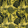 Dutch digital cotton knit 'golden floral' Oeko-Tex cert.
