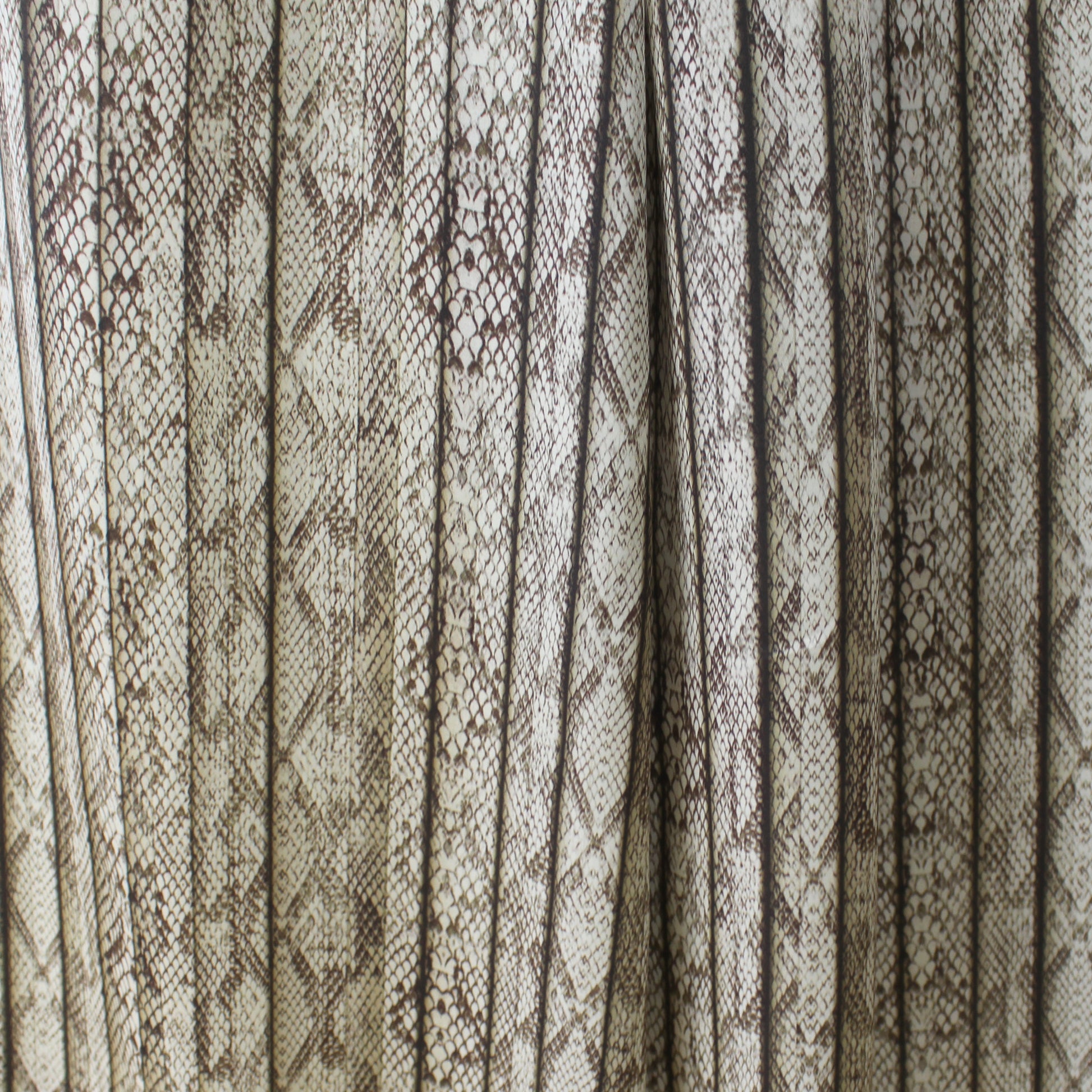 signed C@valli snakeskin viscose charmeuse