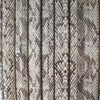 signed C@valli snakeskin viscose charmeuse