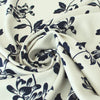 M@x Mara Ecovero floral blouseweight twill - birch/ink