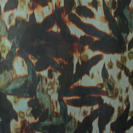 Italian 'floral dusk' Ecovero crepe woven