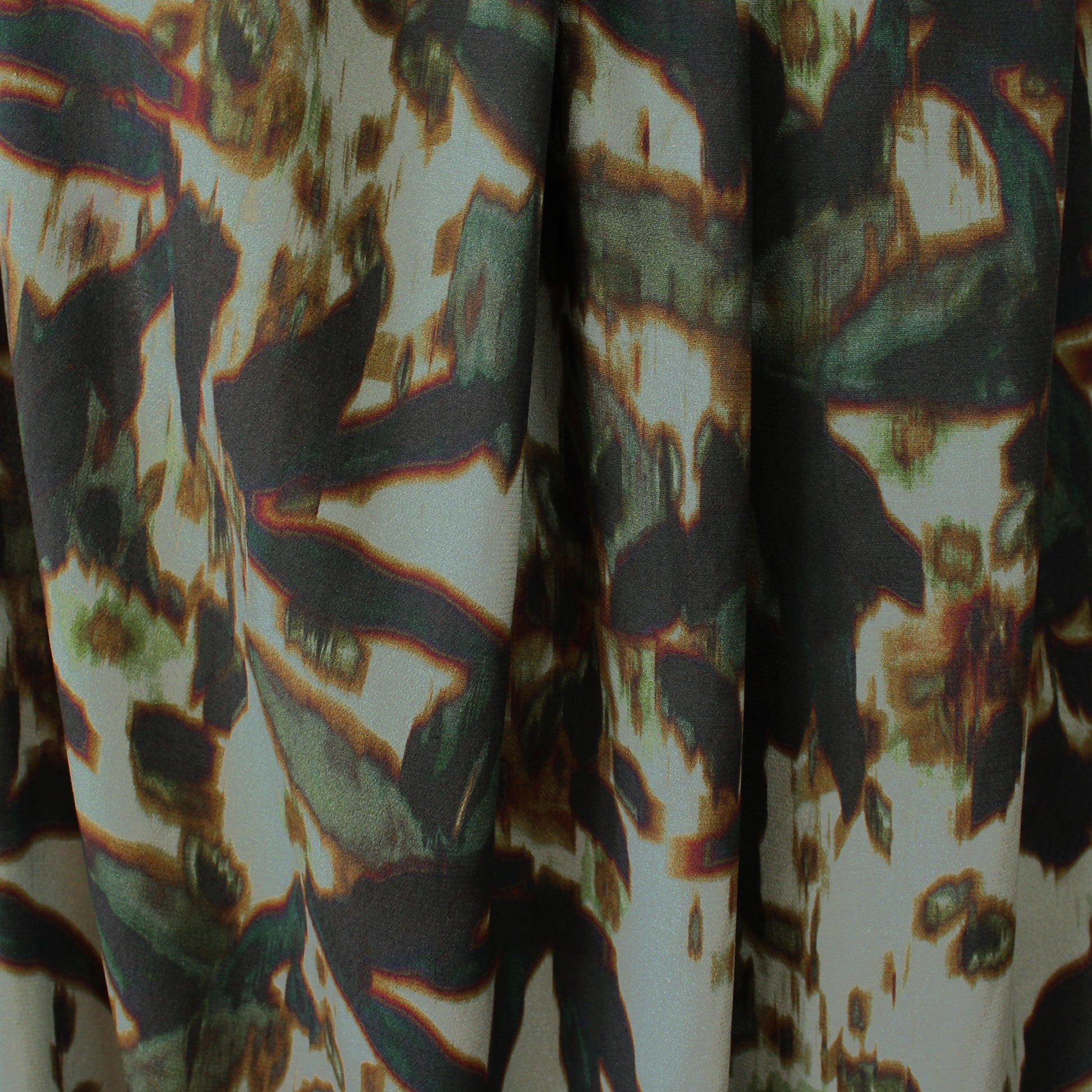 Italian 'floral dusk' Ecovero crepe woven