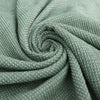 'gauffre' organic cotton waffle weave - sea pine