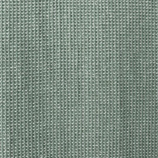 'gauffre' organic cotton waffle weave - sea pine