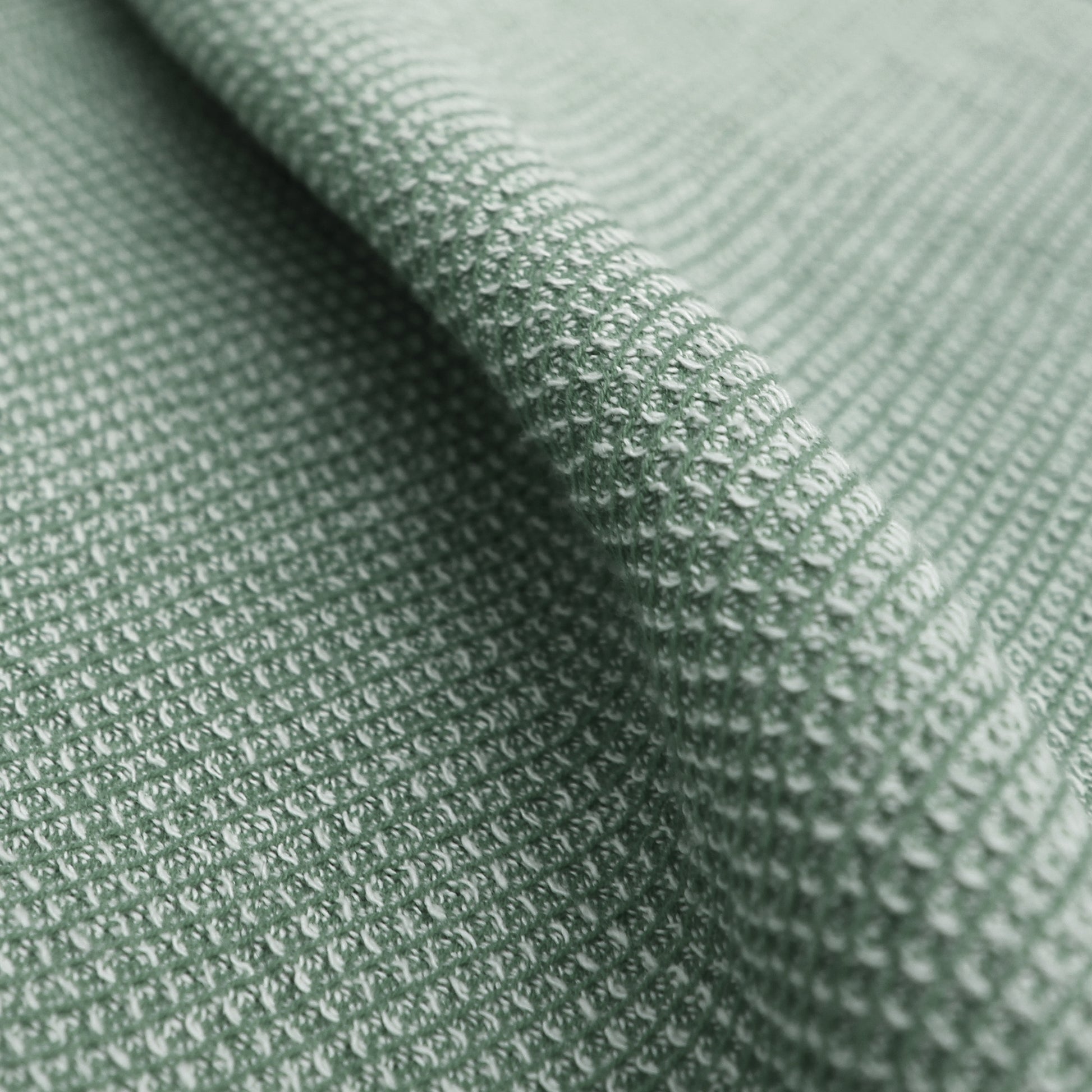 'gauffre' organic cotton waffle weave - sea pine