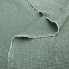 'gauffre' organic cotton waffle weave - sea pine