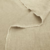 'gauffre' organic cotton waffle weave - sand