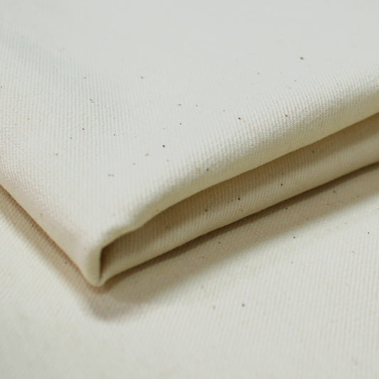 'easy rider' stretch cotton denim - raw and natural