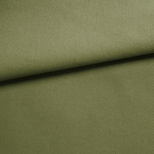 all-cotton 'Durango denim' - soft olive