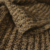 'brindle' wool blend chunky rib sweater knit