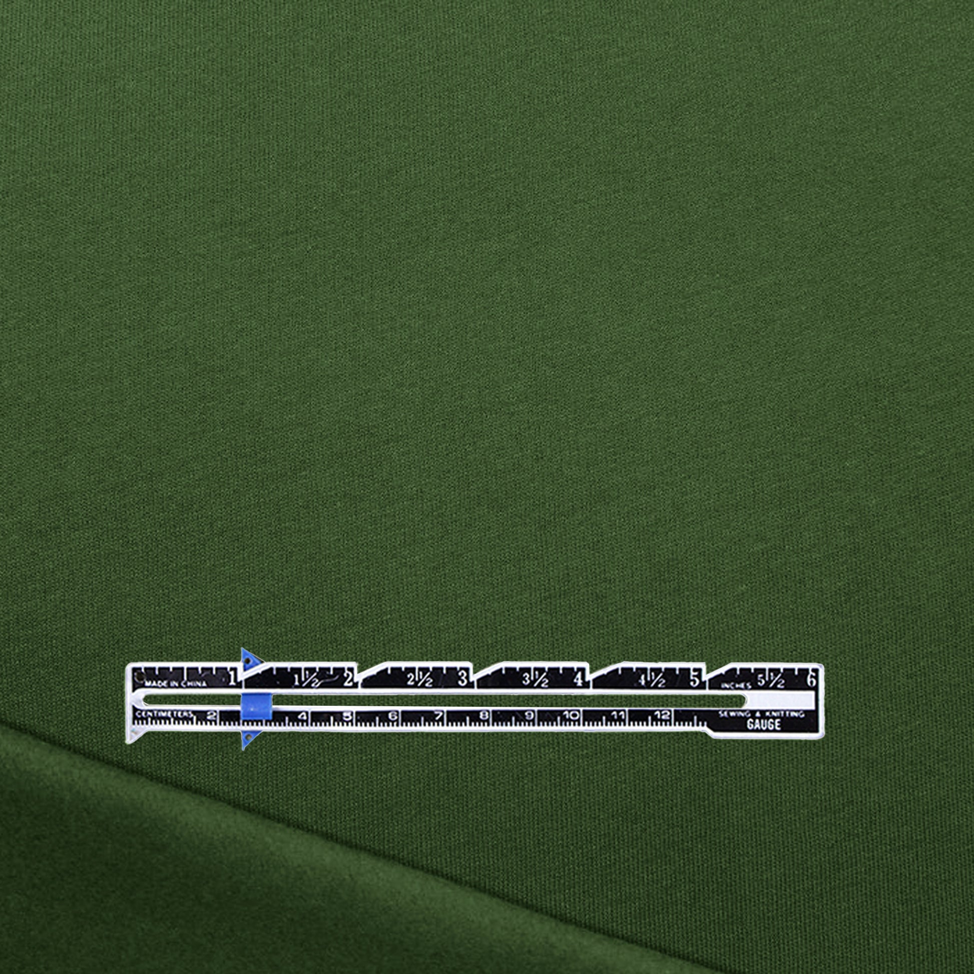 organic cotton fleece-backed sweatshirt knit - garden green