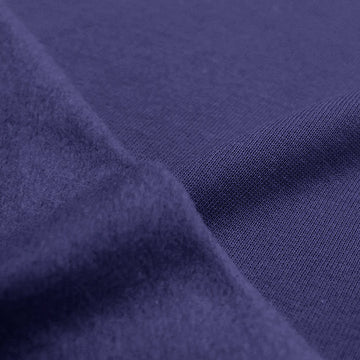 organic cotton fleece-backed sweatshirt knit - coastal blue