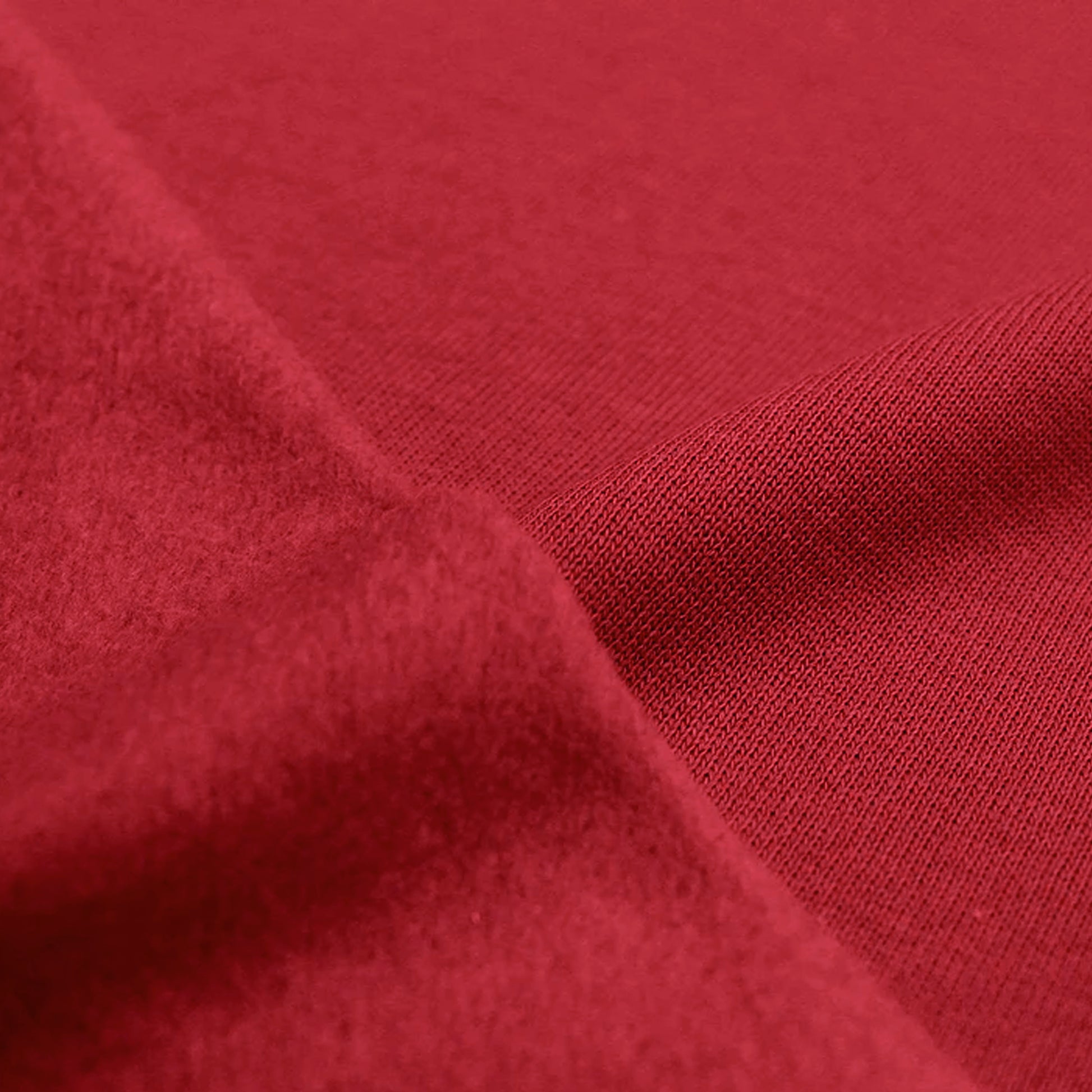 organic cotton fleece-backed sweatshirt knit - tandoori spice