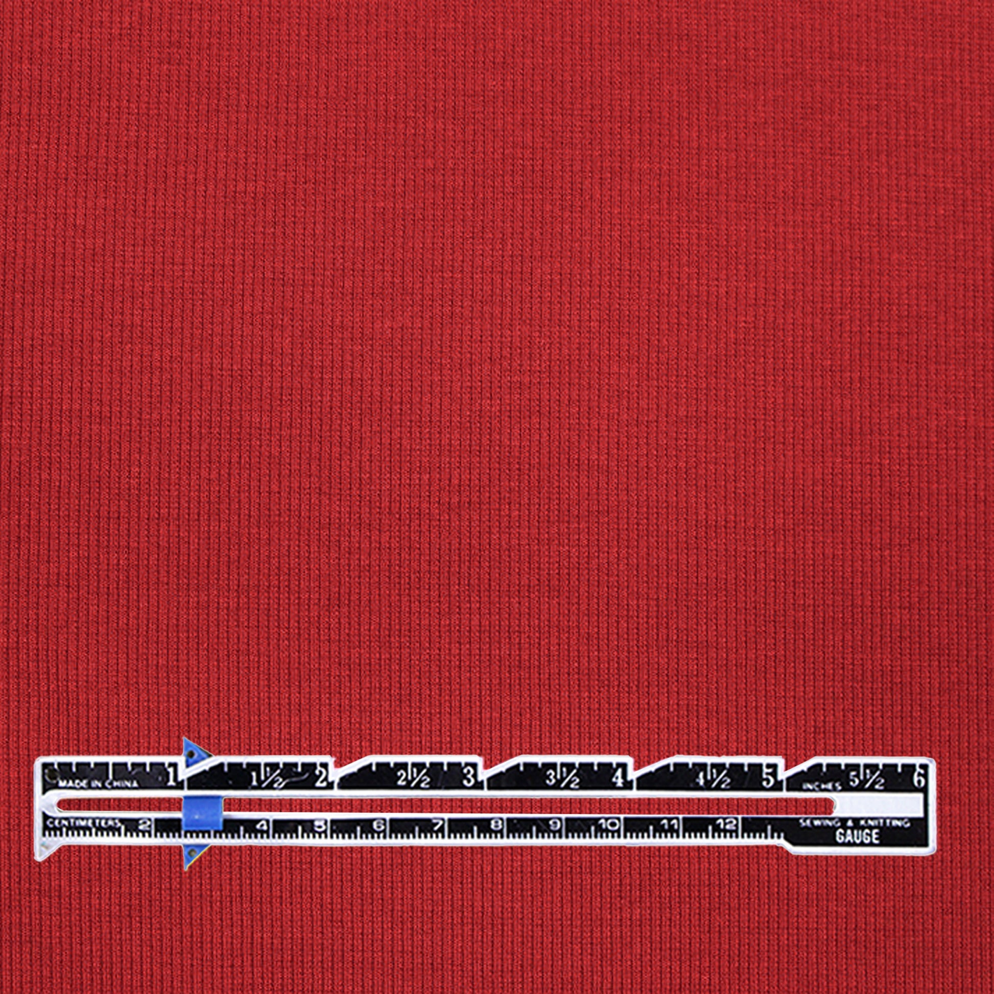 organic cotton rib knit - tandoori spice