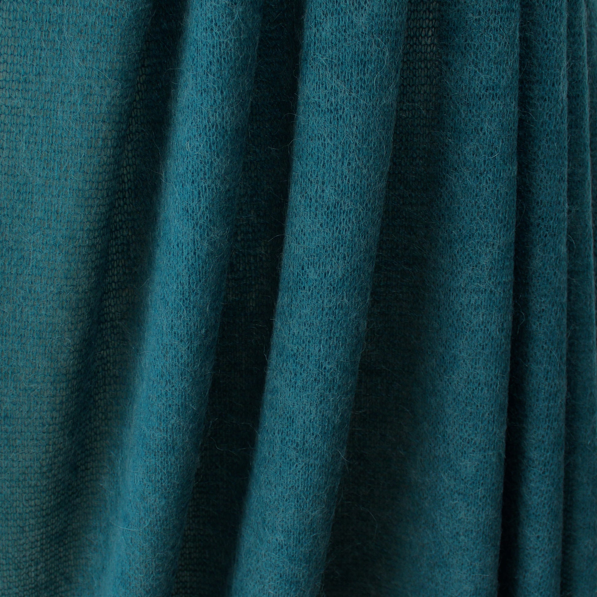 luxury wool blend lightweight sweater knit - deep teal